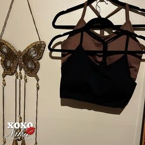2XL Bra Set Brown and Black